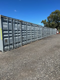 Drive-up self storage containers at Salisbury Plain